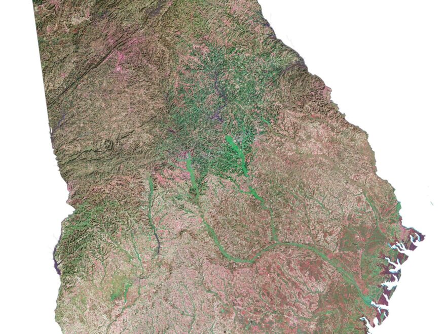 Map Of Georgia Cities And Roads GIS Geography