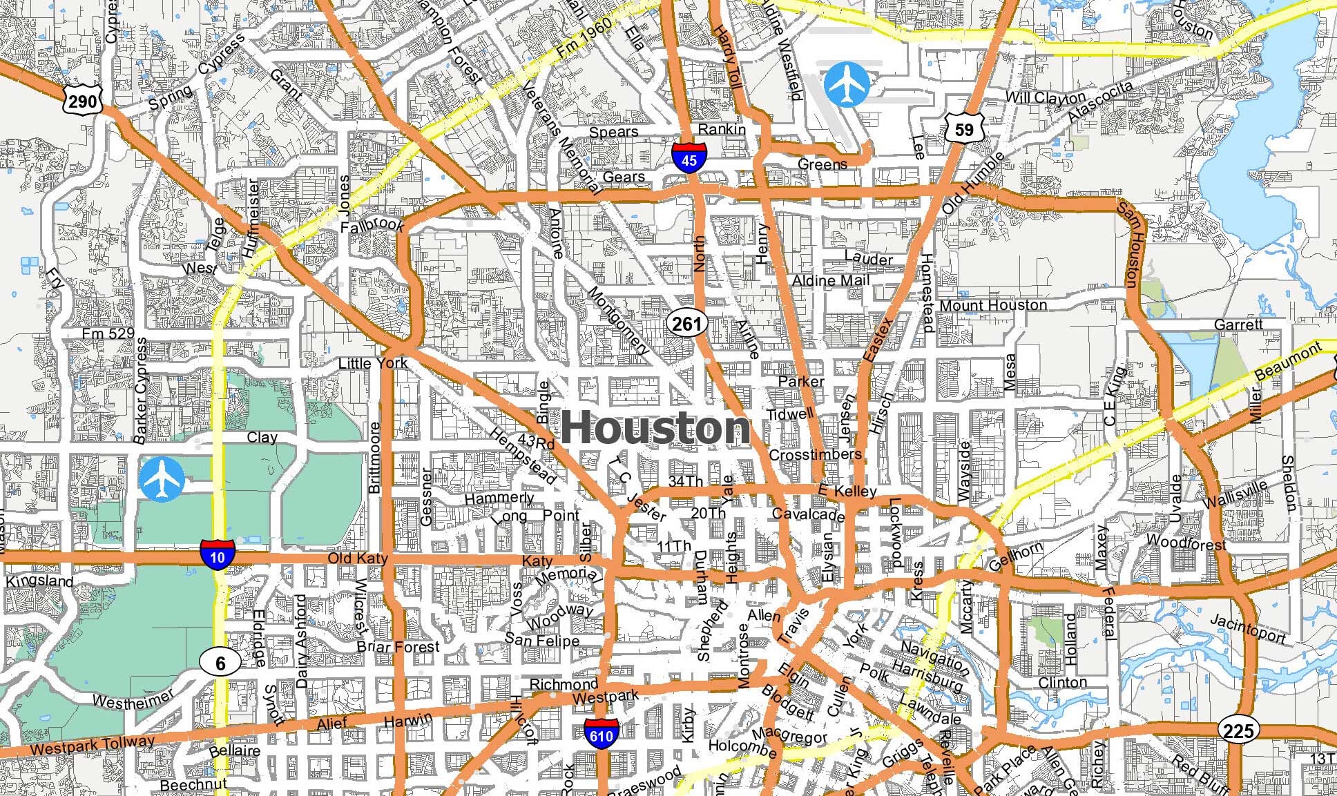 Map Of Houston Texas GIS Geography Map Of Houston Texas GIS Geography