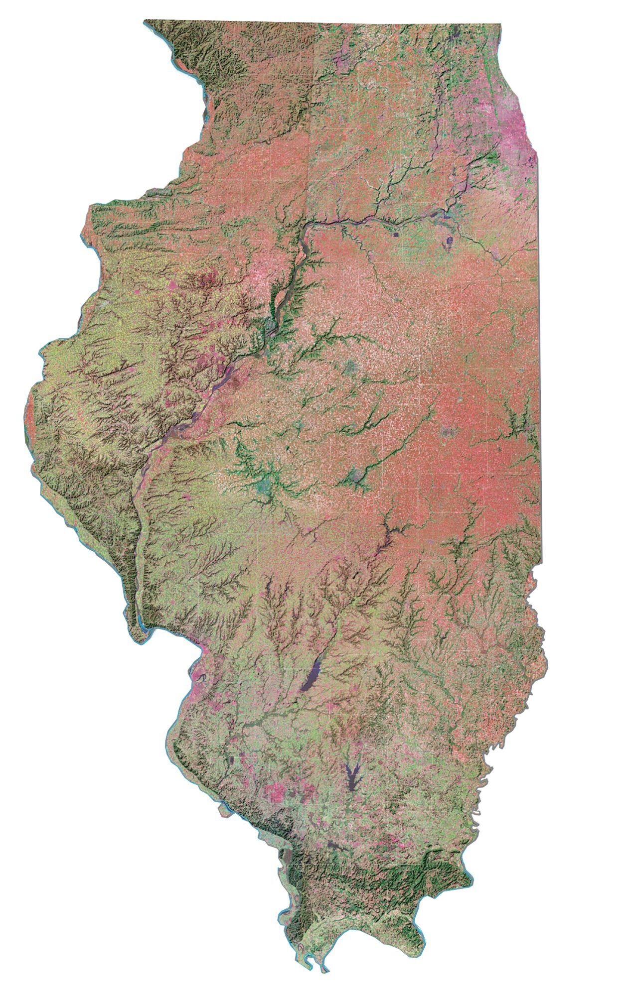 Printable Map Of Illinois Geogr