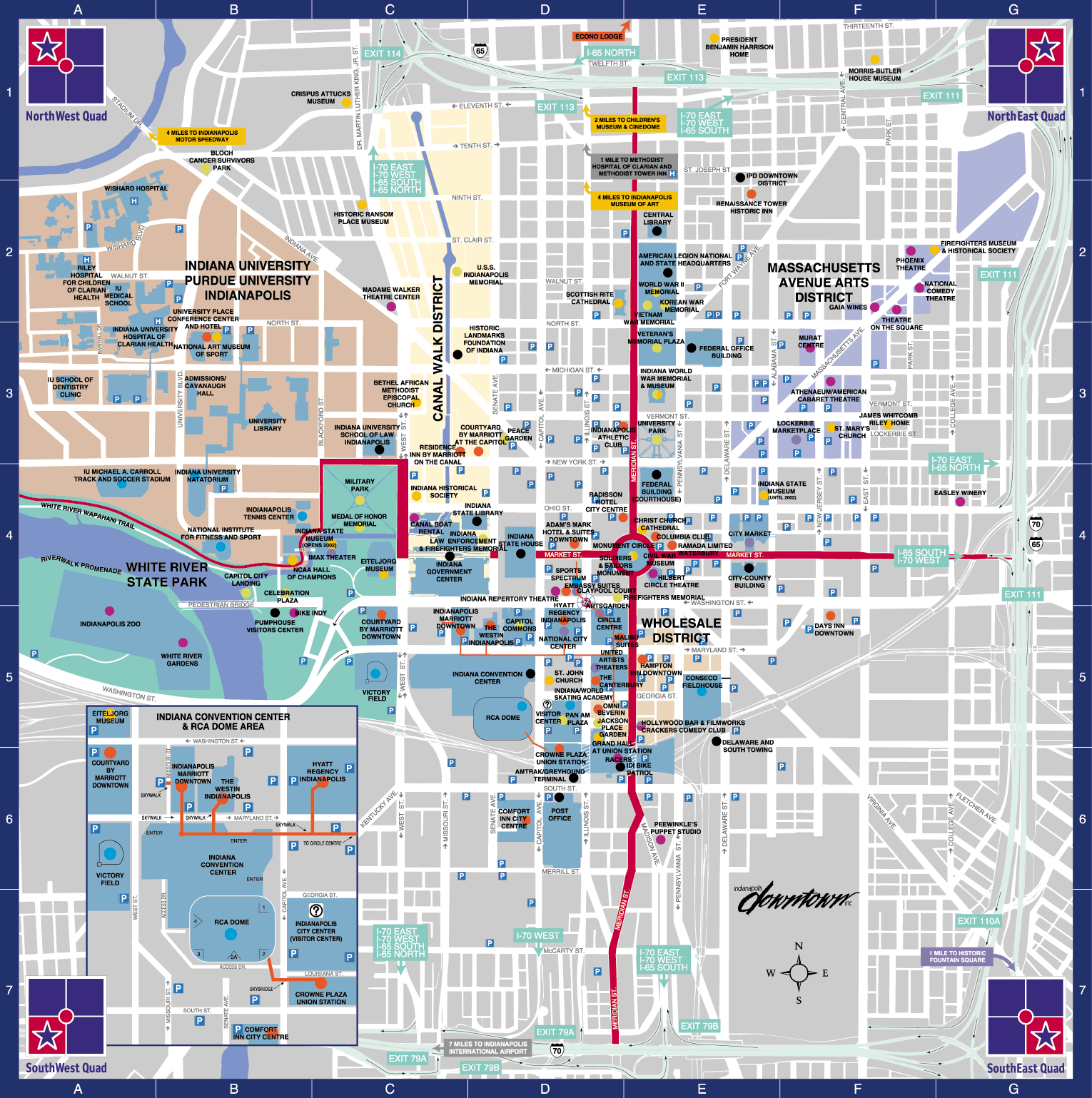 Map Of Indianapolis