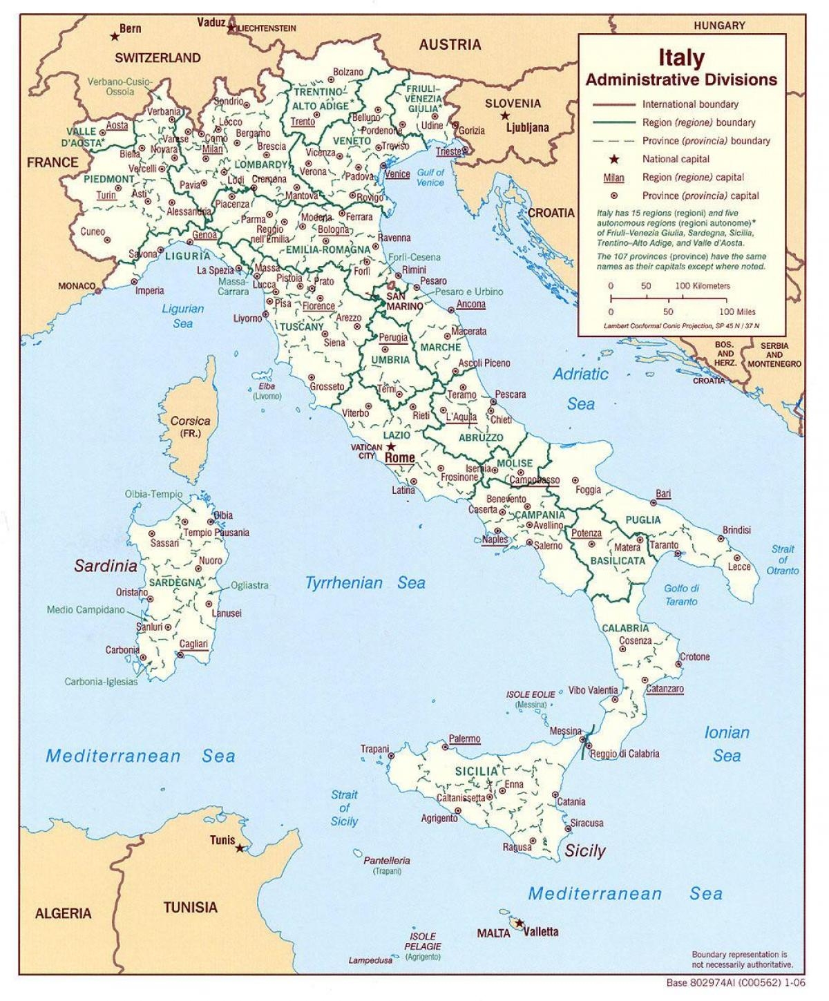 Map Of Italy Cities Major Cities And Capital Of Italy