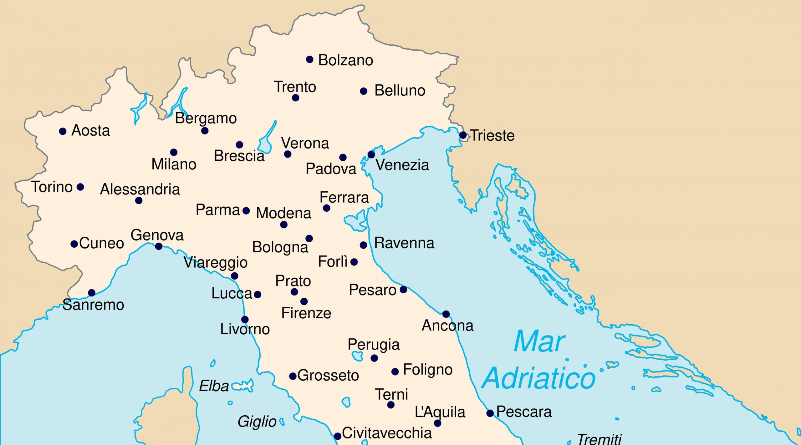 Map Of Italy Offline Map And Detailed Map Of Italy Map Of Italy Offline Map And Detailed Map Of Italy