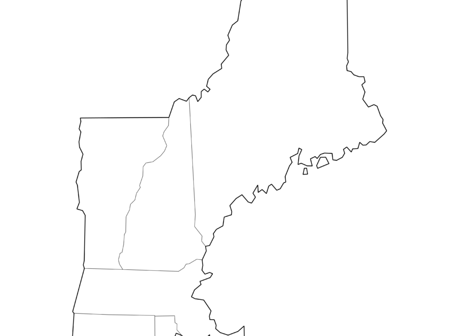 Map Of New England States Ultimaps