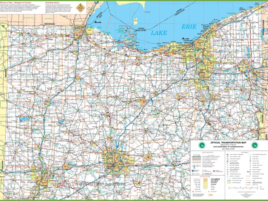 Map Of Northern Ohio Ontheworldmap