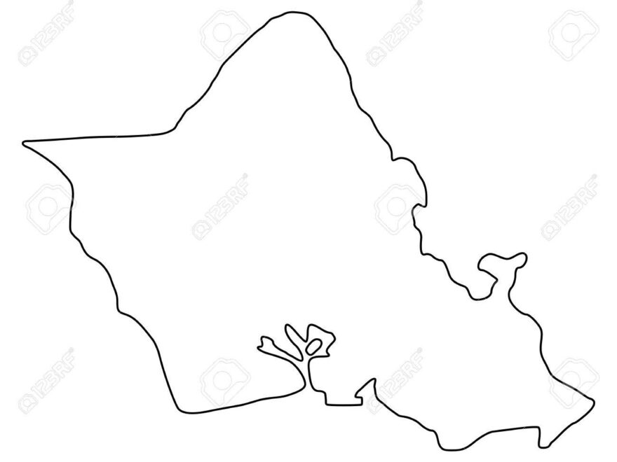 Map Of Oahu Royalty Free SVG Cliparts Vectors And Stock Illustration Image 76542012