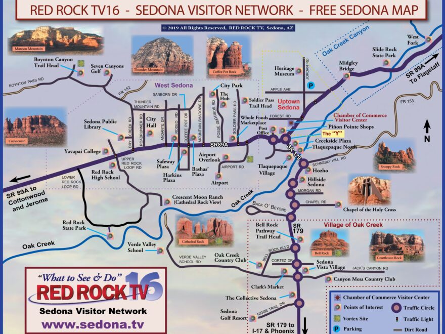 Map Of Sedona Featured On SEDONA TV