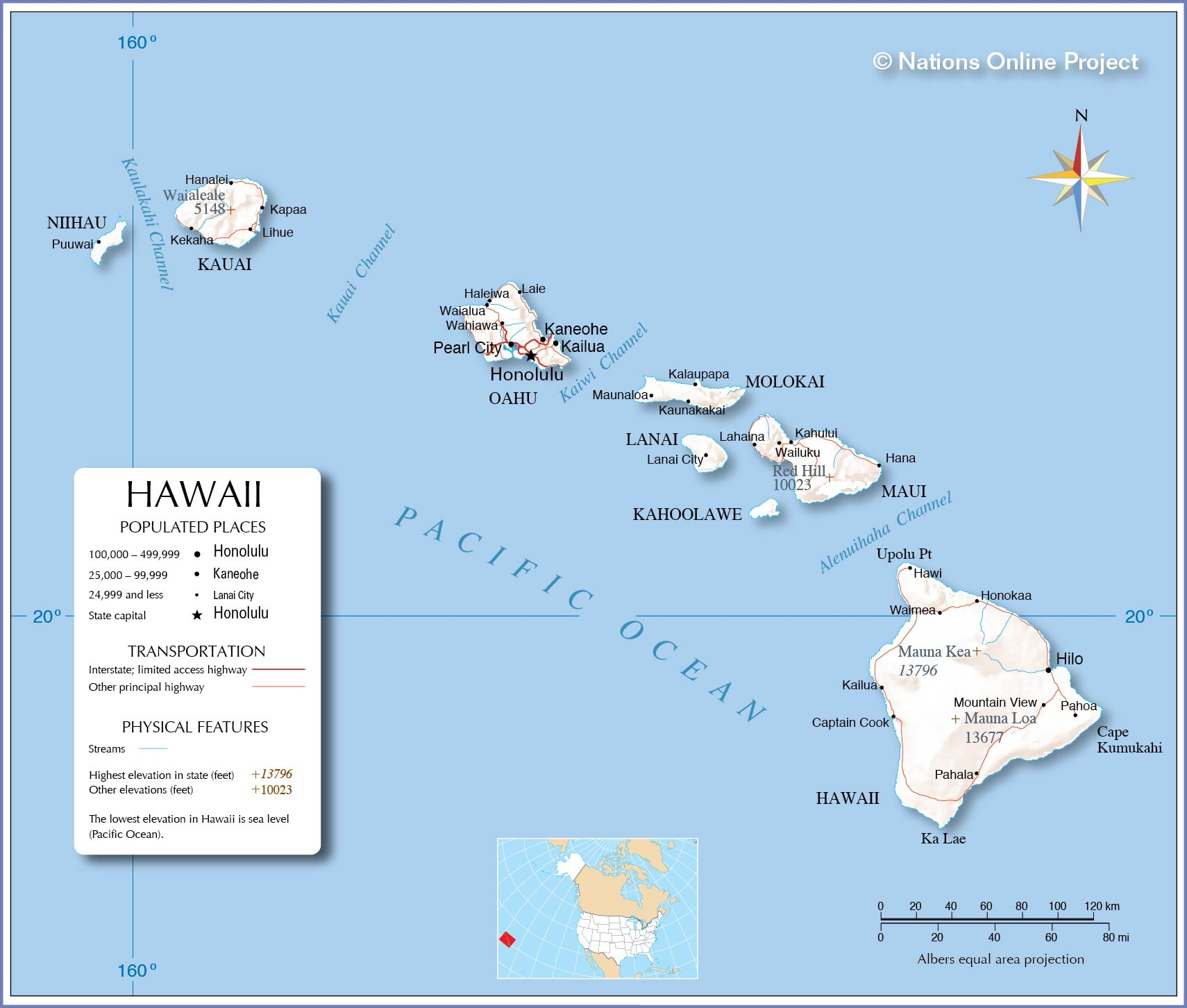 Printable Oahu Tourist Map