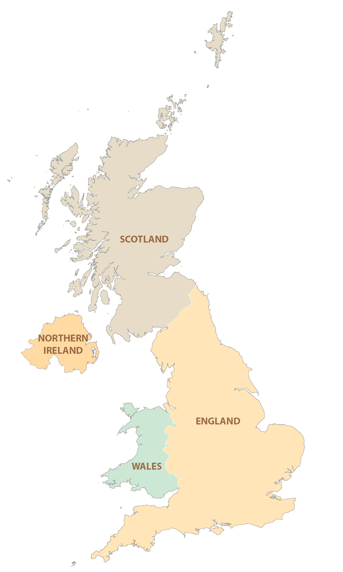 Map Of The United Kingdom GIS Geography