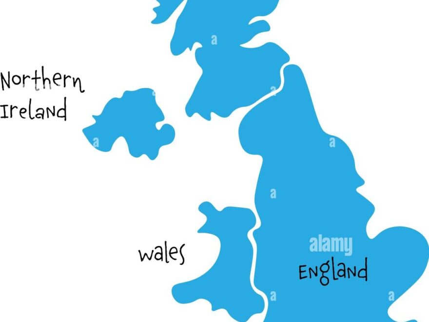 Map Of Uk And Ireland Hi res Stock Photography And Images Alamy Worksheets Library