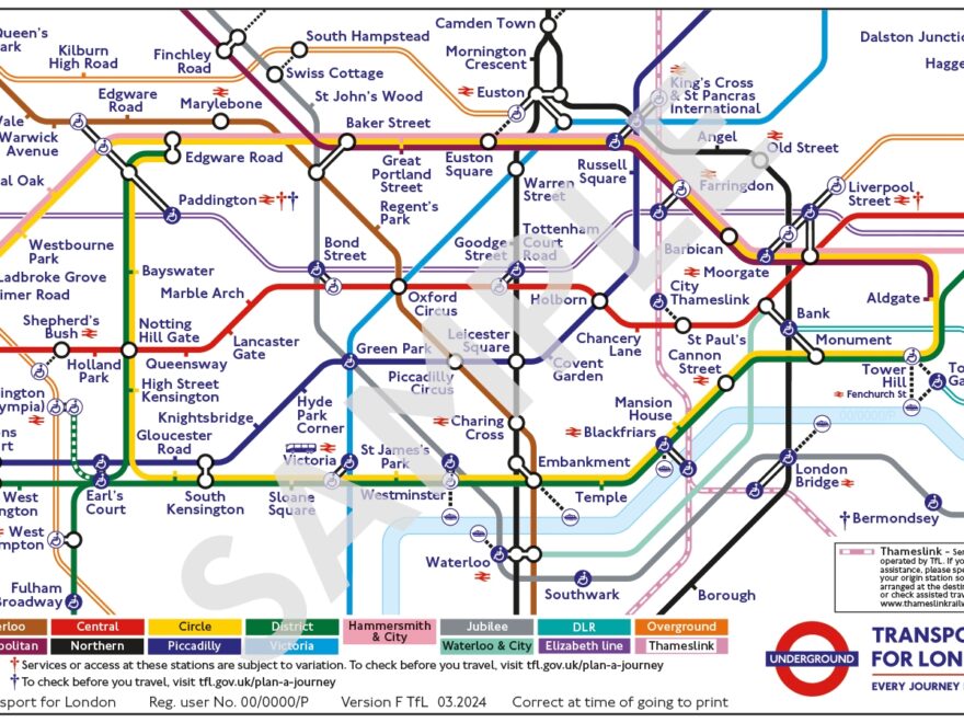Map Sizes Formats Transport For London