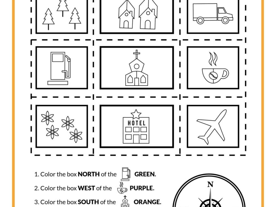 Map Skills Activity Printable Our Crazy Adventures In Autismland