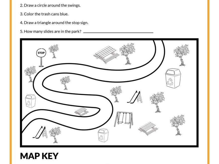 Map Skills Activity Printable Our Crazy Adventures In Autismland