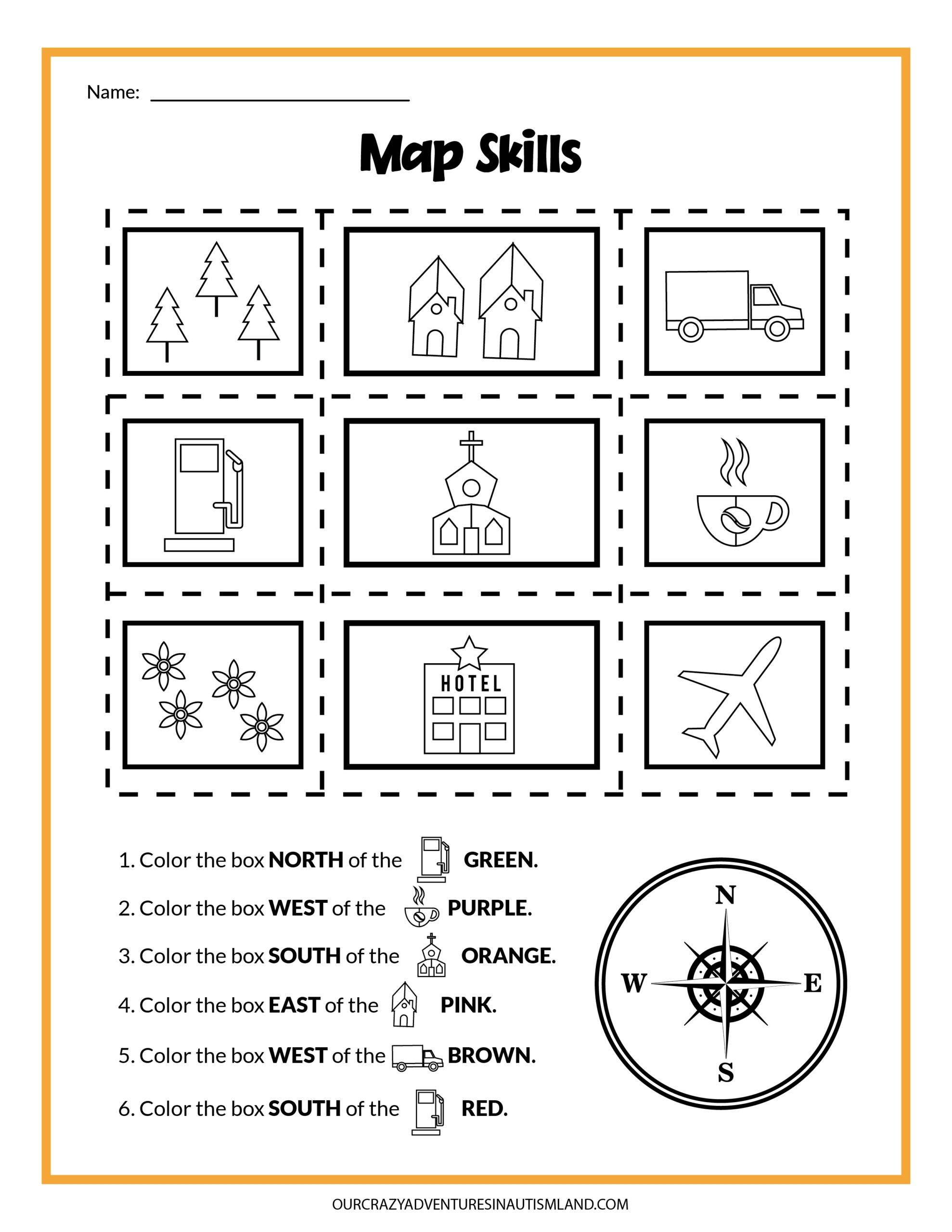 Printable Map Activities For Kids Printable Map Activities For Kids