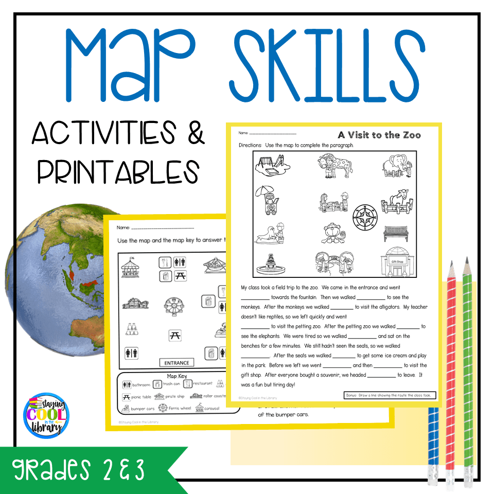 3rd Grade Map Worksheets Printable