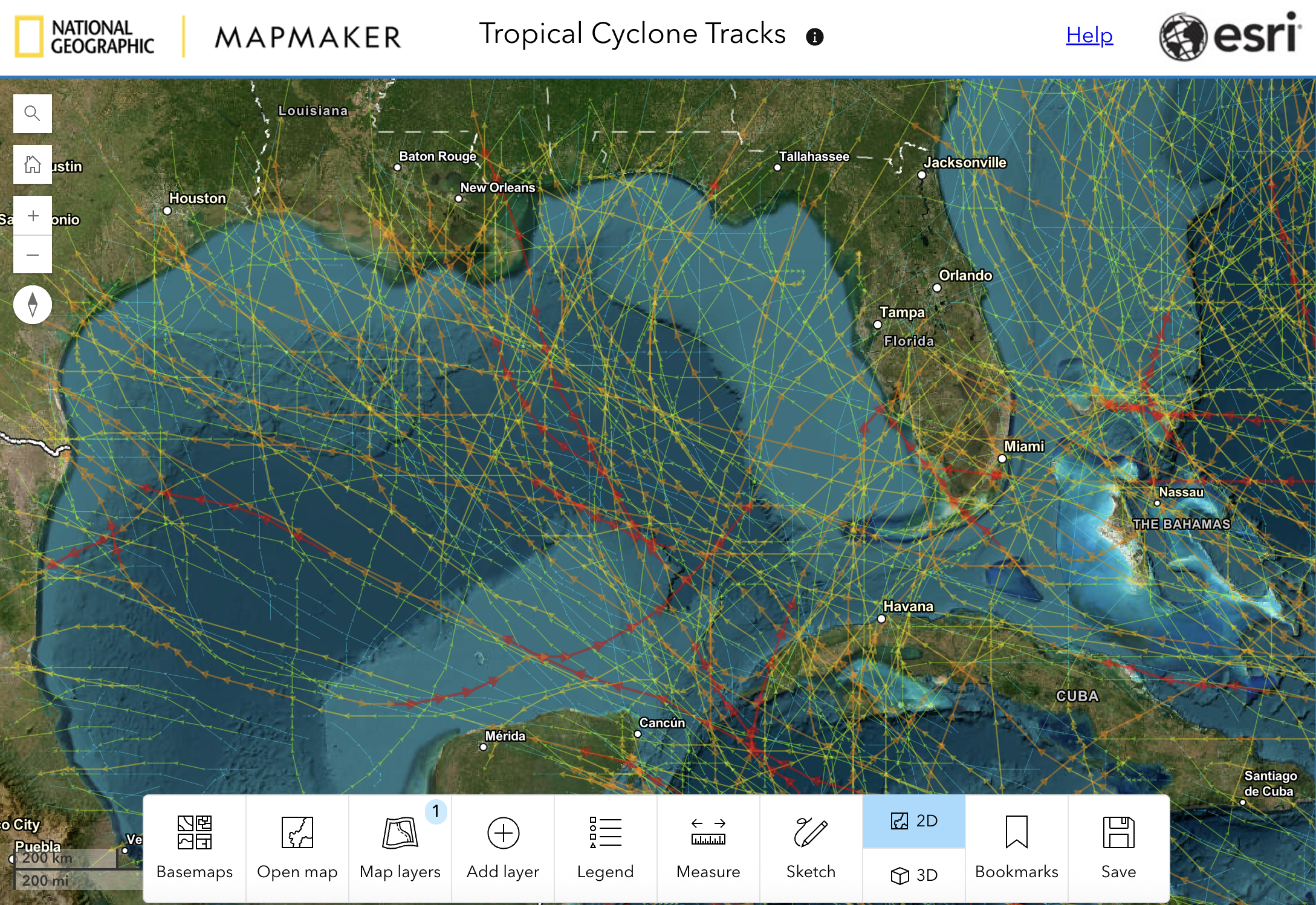 Hurricane Tracxker Map Printable