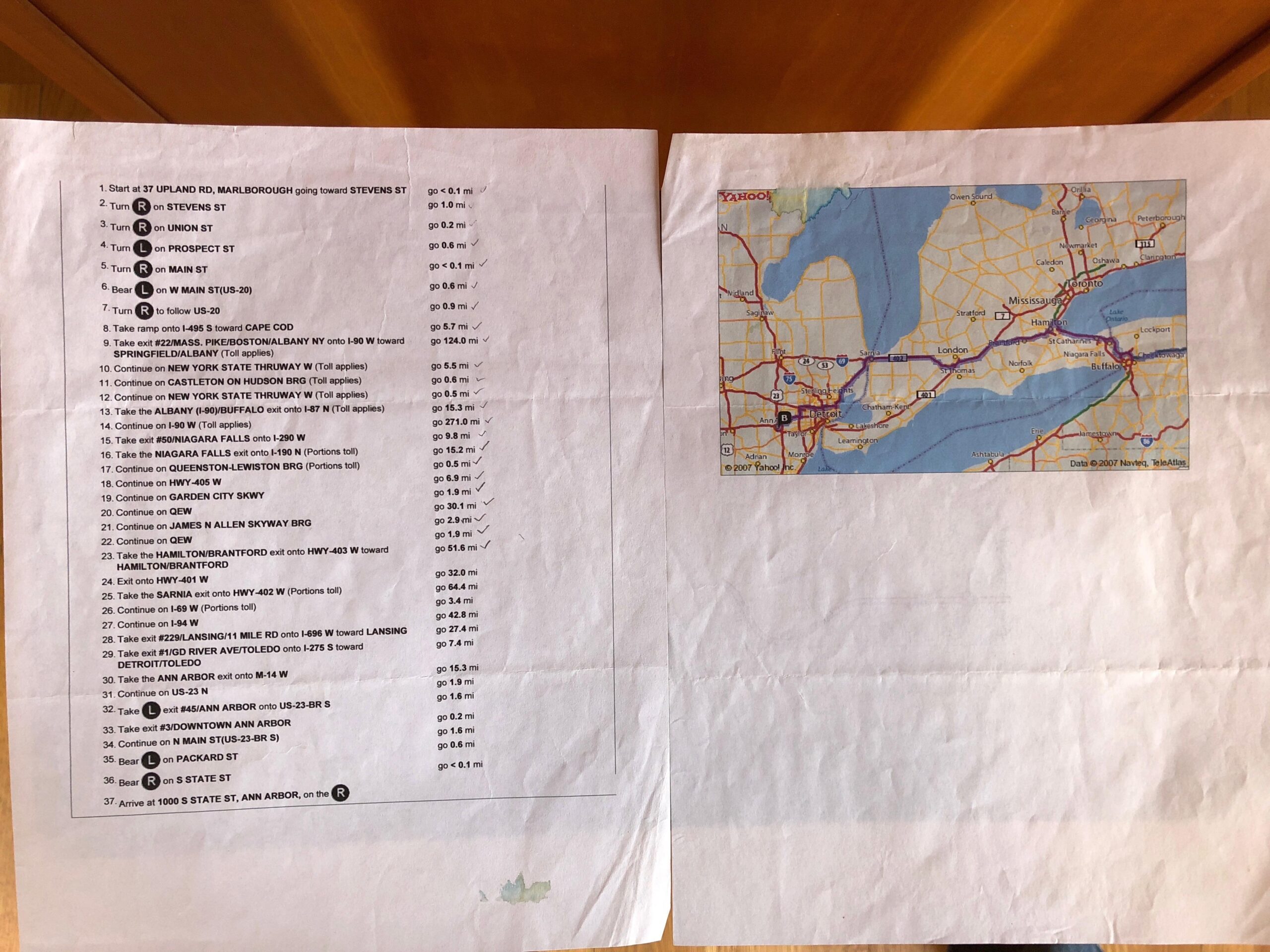 Mapquest Printed Pages Original High Tech GPS R nostalgia Mapquest Printed Pages Original High Tech GPS R nostalgia