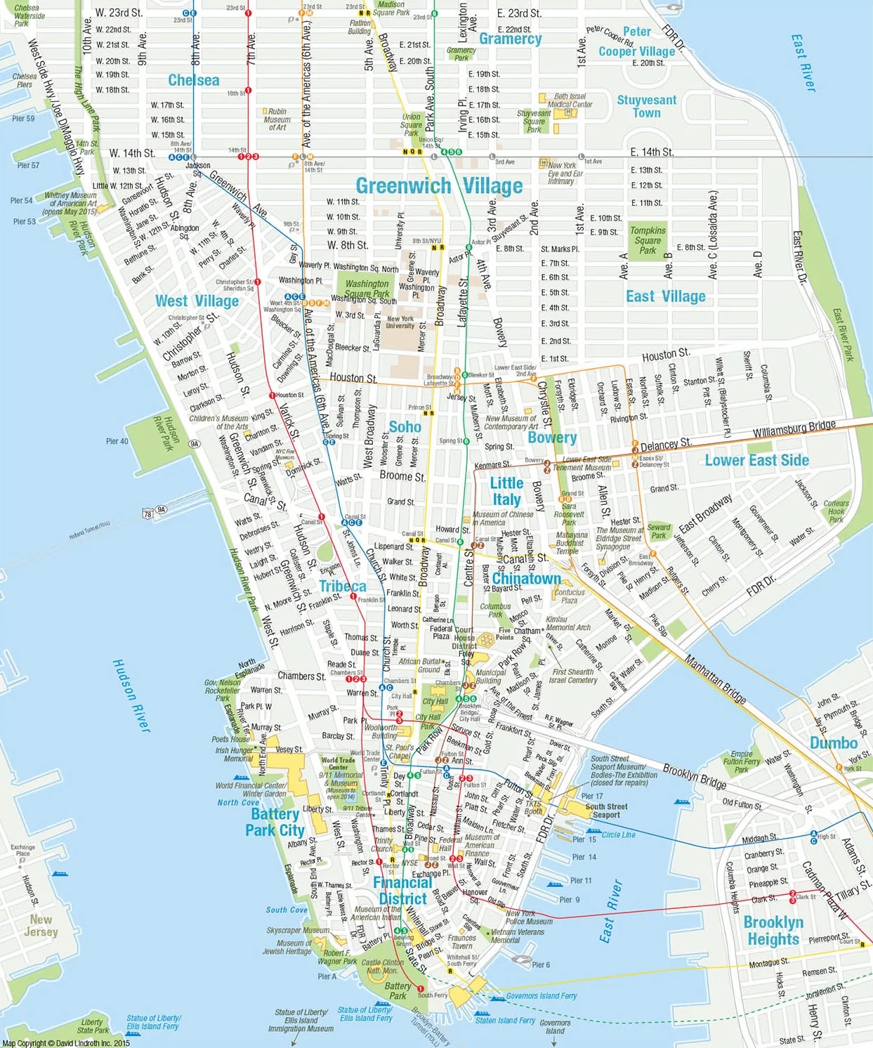 Walking Map Of New York City Printable