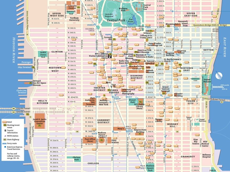 Maps For Travel Guides NYCVB Others David Lindroth Maps Worksheets Library