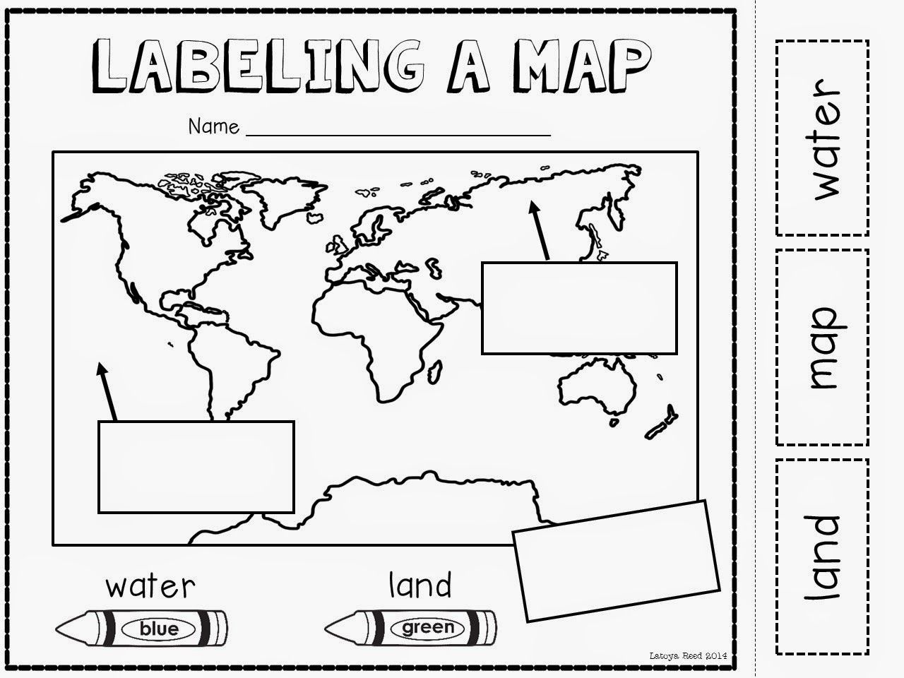 Maps Globes And Our World Plus A FREEBIE Worksheets Library