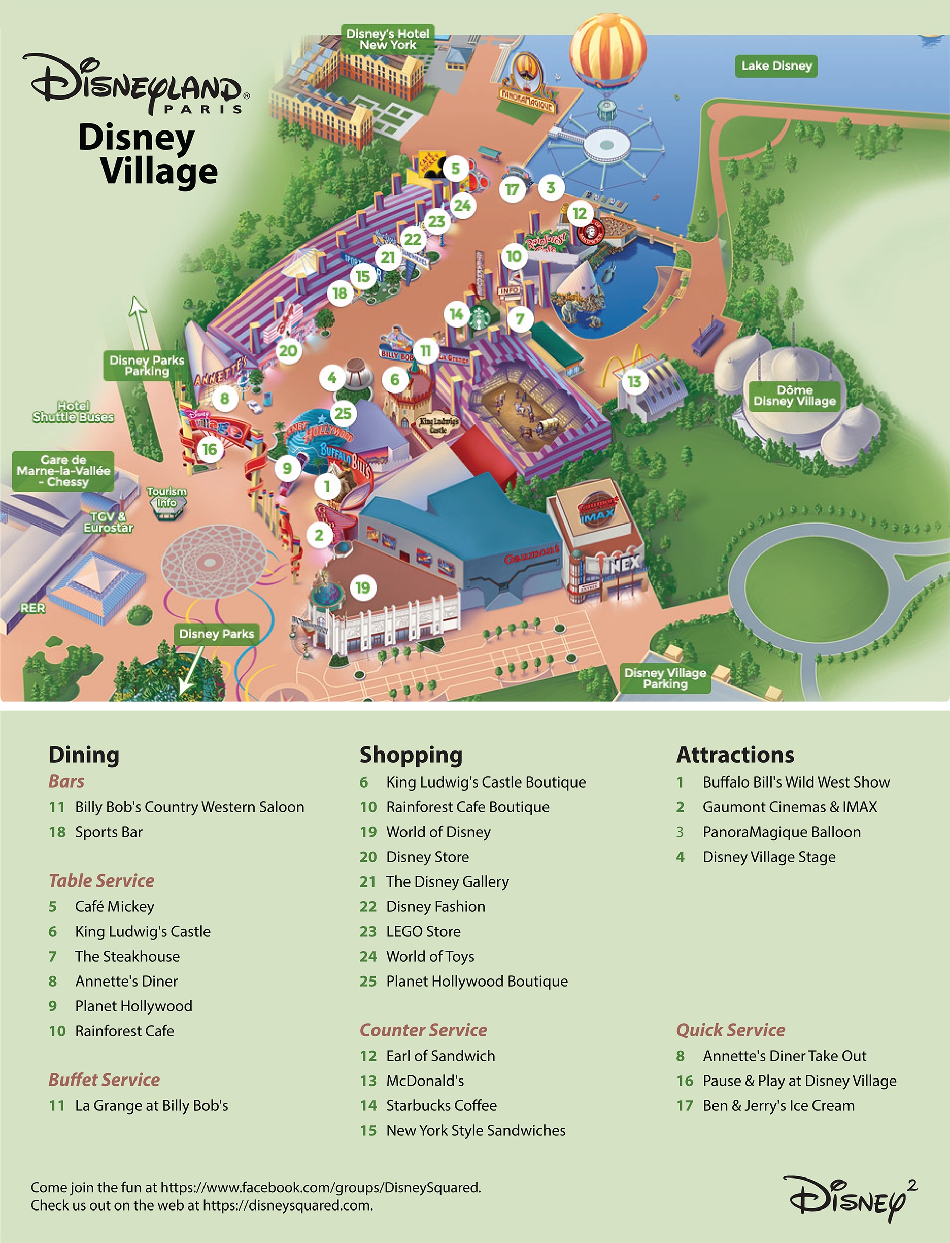 Map Of Disneyland Paris Printable