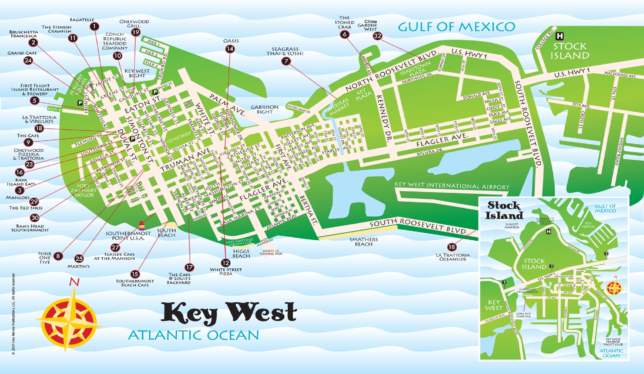 Maps Key West Florida Keys Best Key West Restaurant Menus Key West Florida