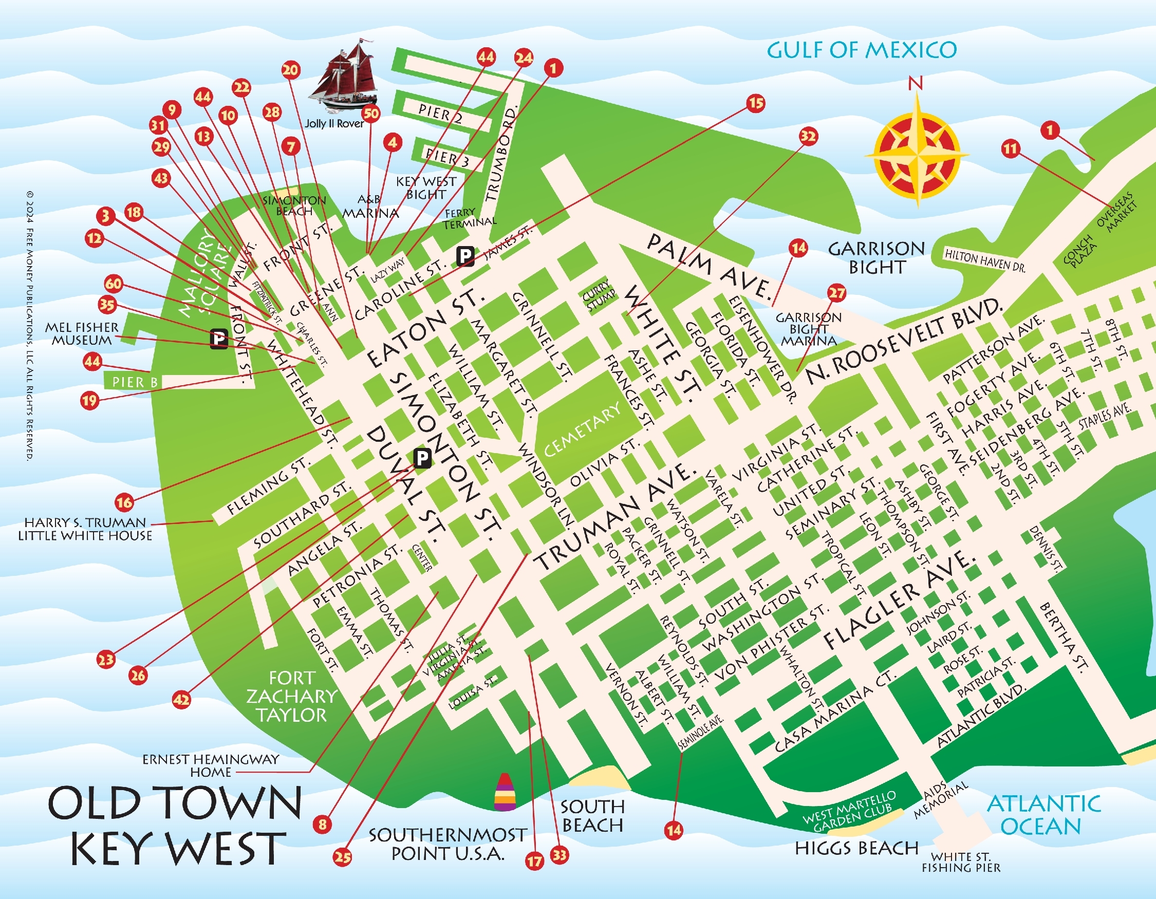 Printable Map Of The Florida Keys