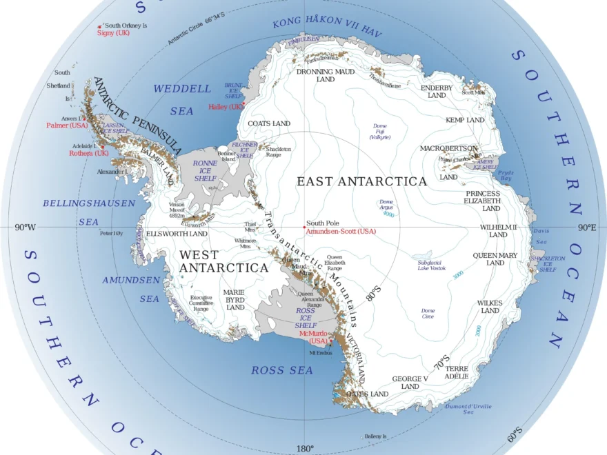 Maps Of Antarctica