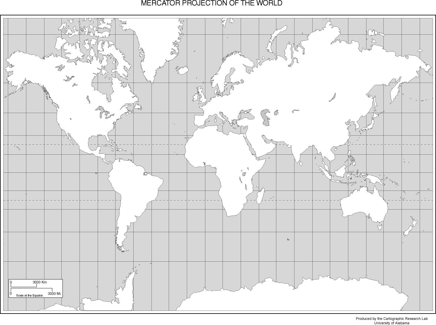 Free Printable Latitude And Longitude Map