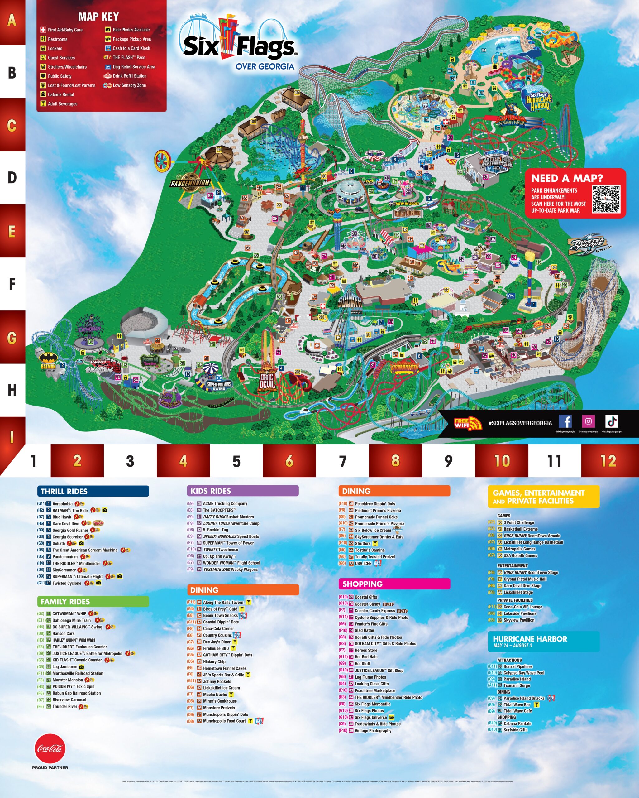 Maps Six Flags Over Georgia Maps Six Flags Over Georgia