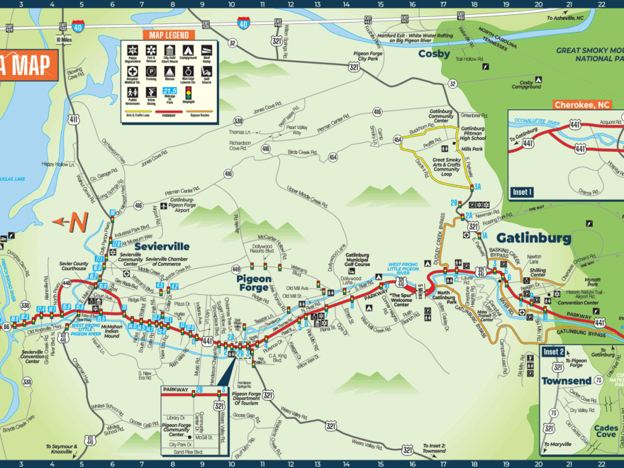 Maps To The Smoky Mountains What To Do In The Smoky Mountains Live The Vacation Life