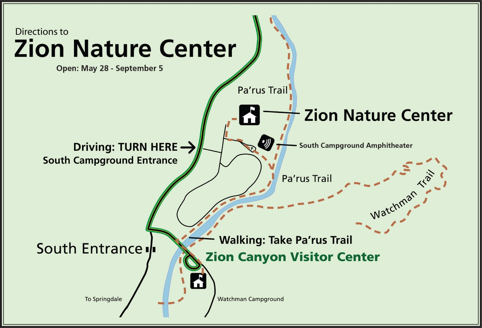 Maps Zion National Park U S National Park Service 
