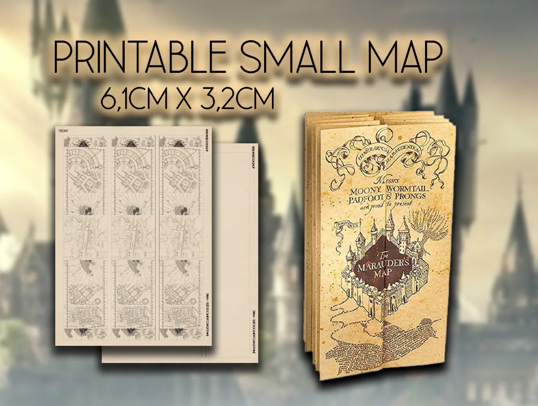 Maureders Map 1 Page Printable