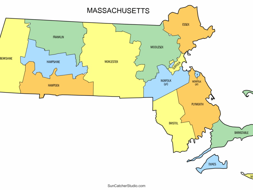 Massachusetts County Map Printable State Map With County Lines Free Printables Monograms Design Tools Patterns DIY Projects