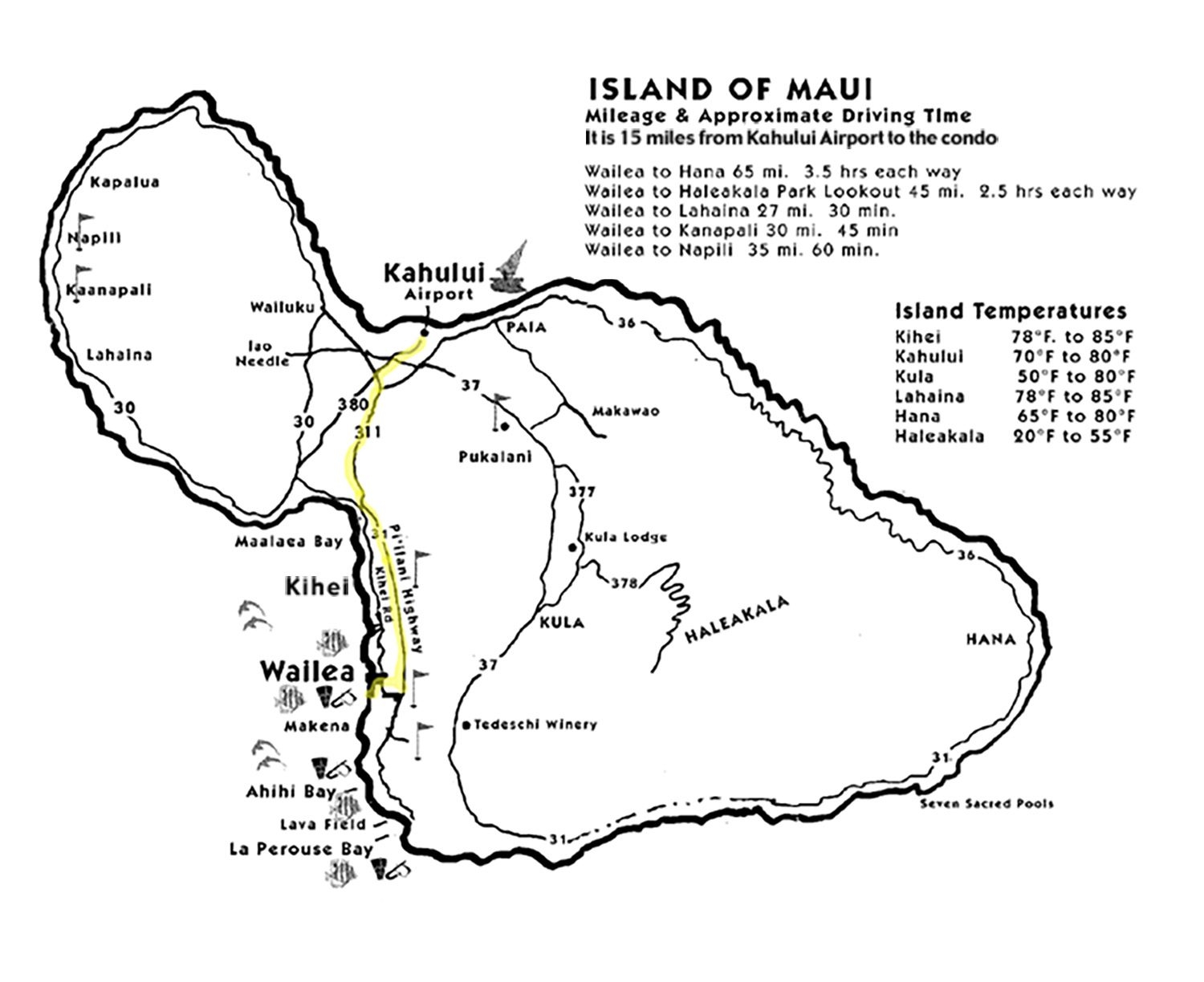 Maui Wailea Village Maps Wailea Ekahi Village Maui HI