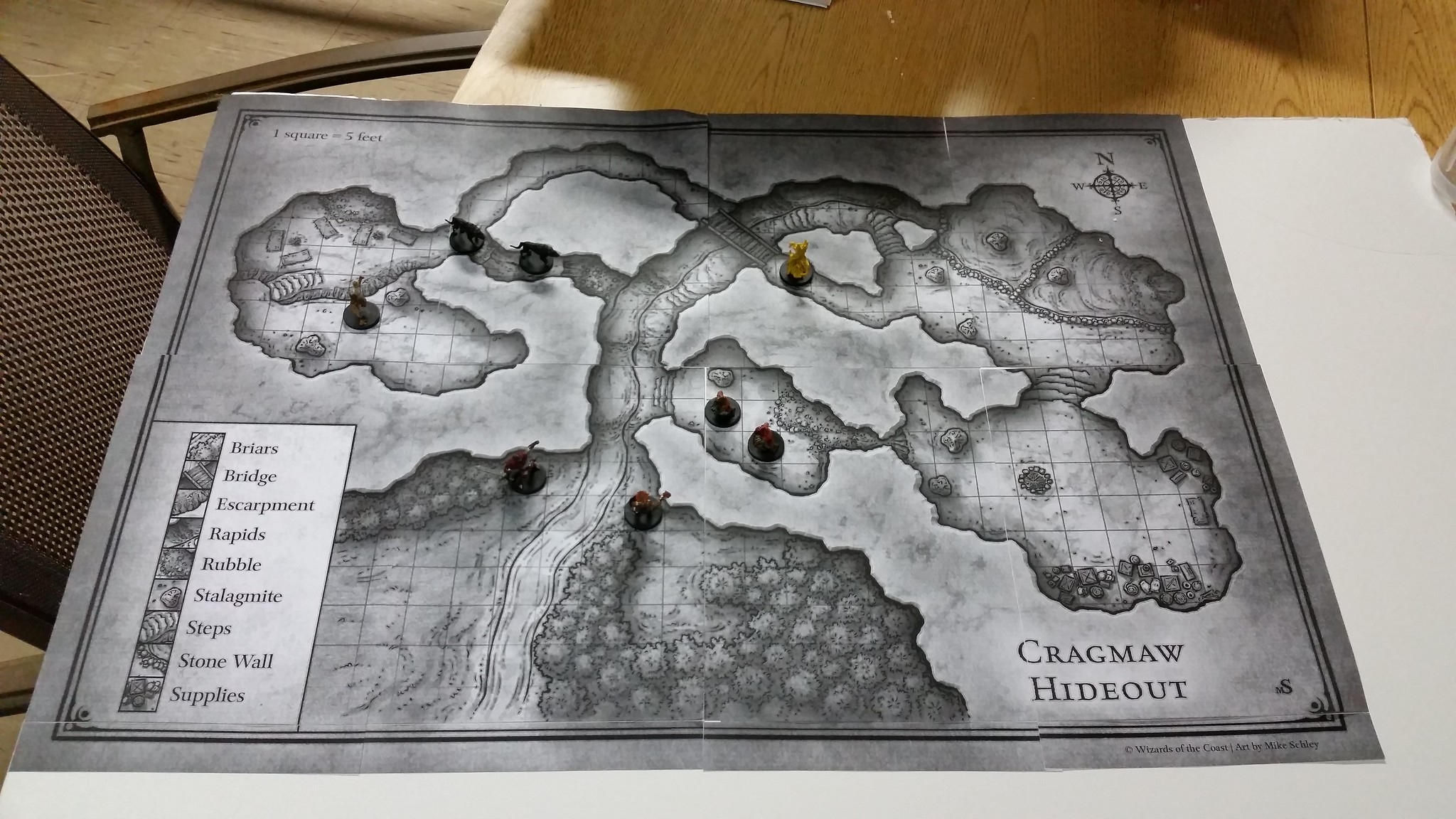 Cragmaw Hideout Printable Map
