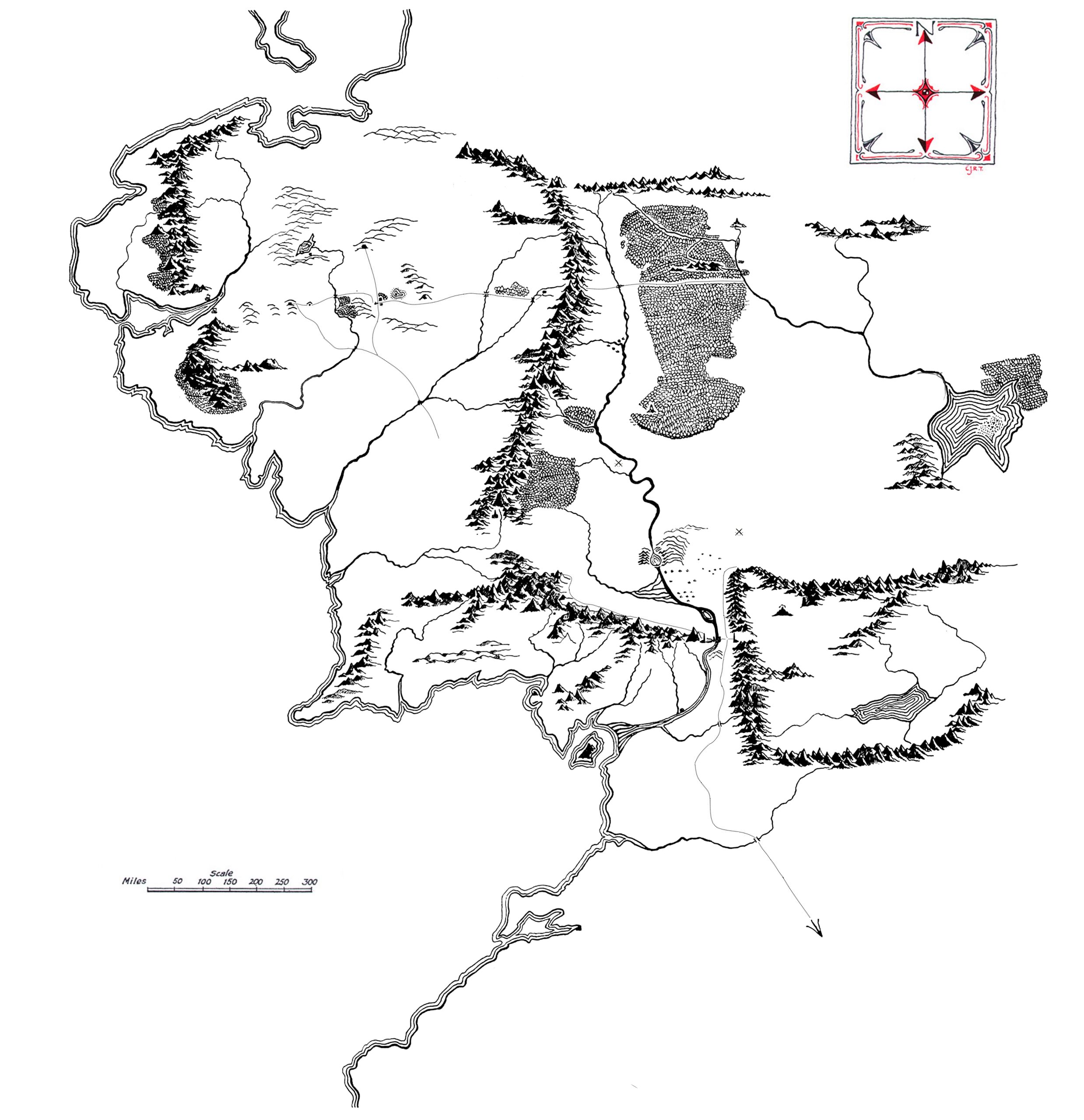 MERP Trying To Map Middle Earth Lostdelights