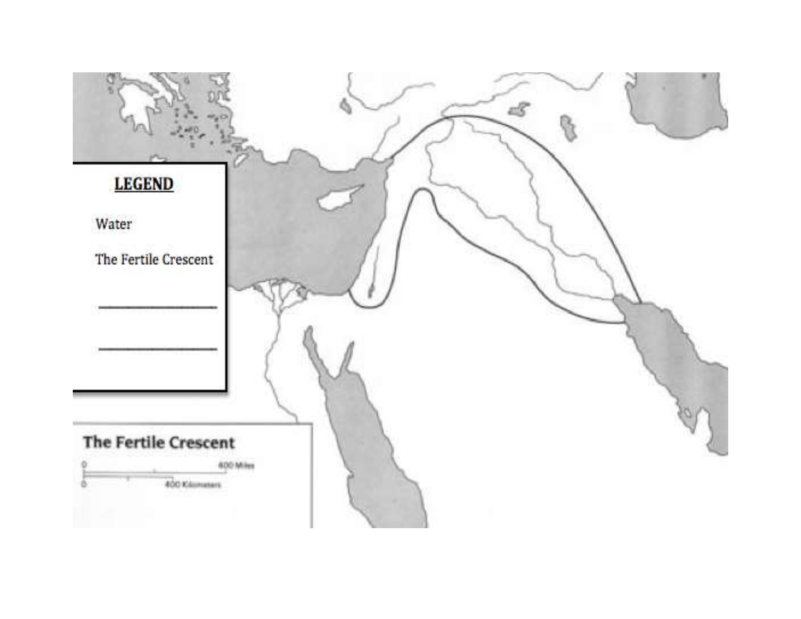 Mesopotamia Map Activity Geography Ancient Civilizations
