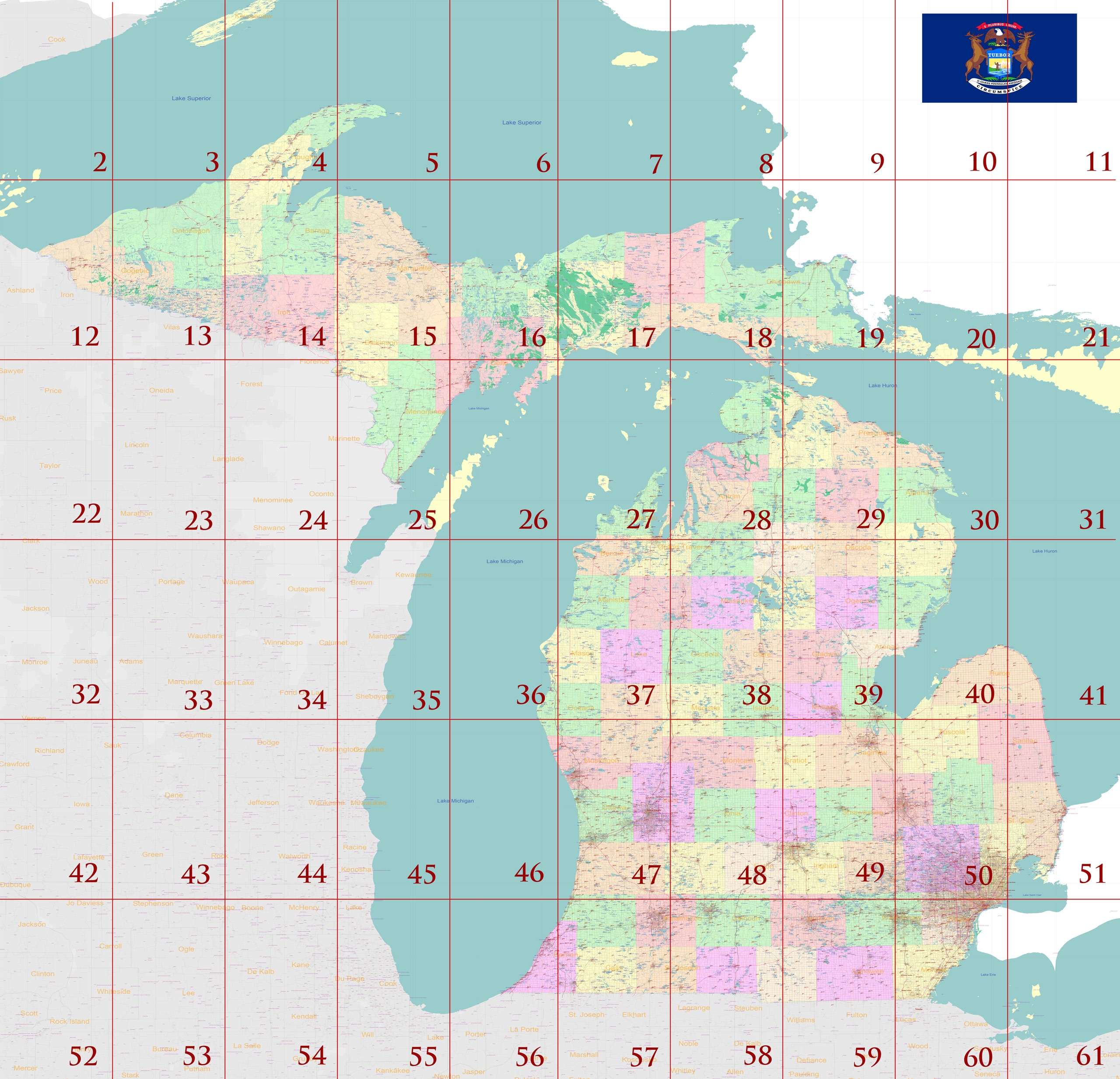 Printable Street Maps Free Michigan