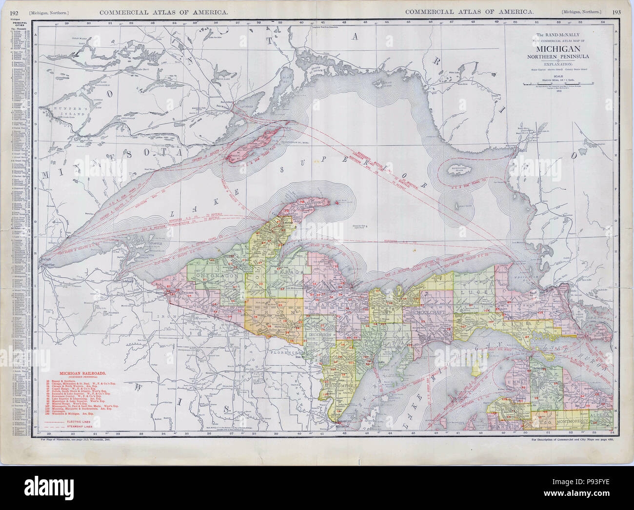 Printable Map Of Upper Michigan