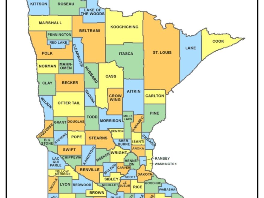 Minnesota County Map Map Of MN Counties And Cities