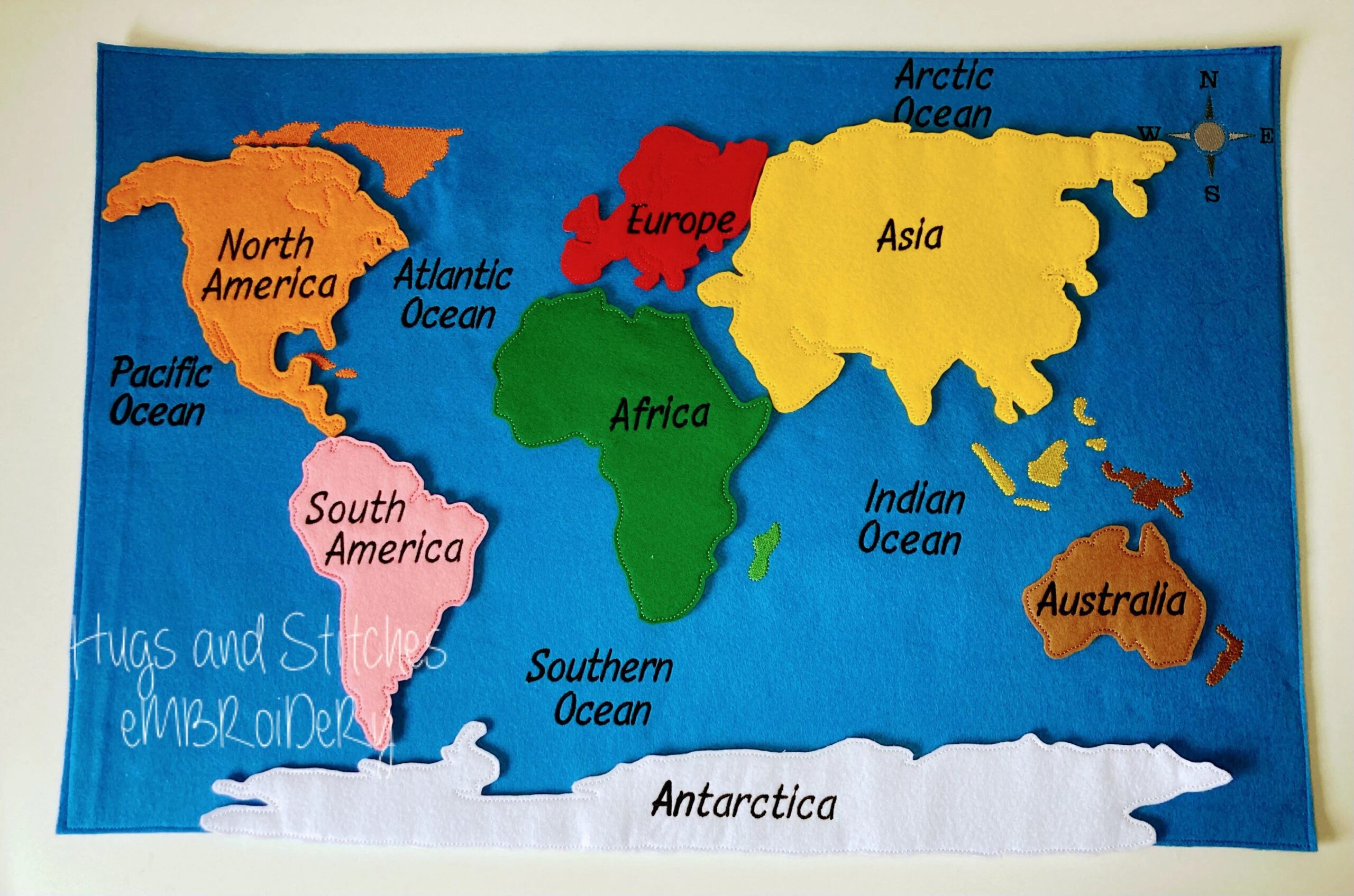 Montessori World Map Printable