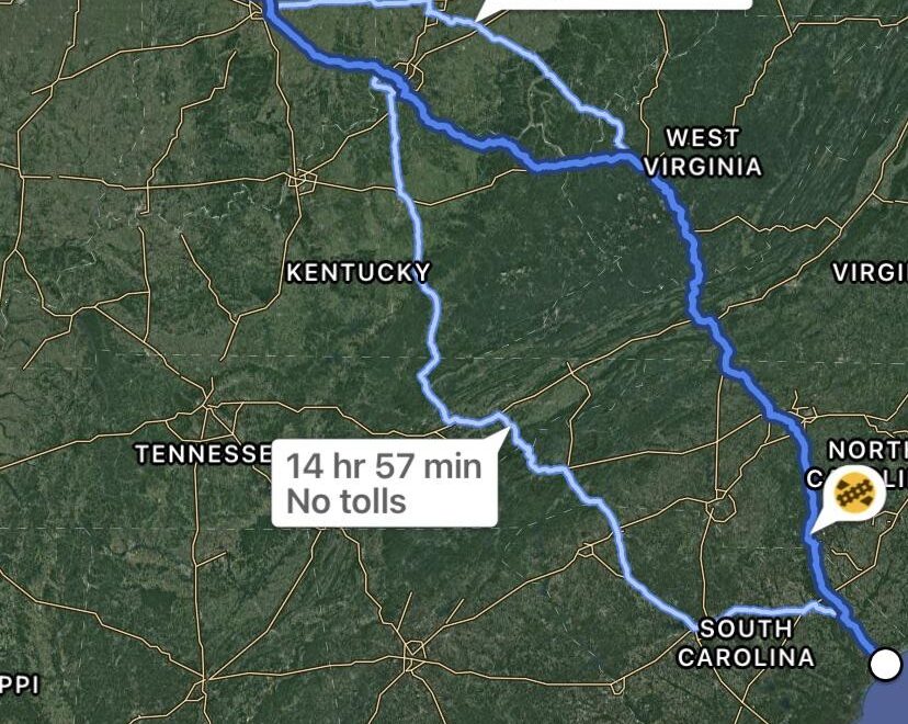 Myrtle Beach Chicago Best Places Or Routes For Scenic Views In North Carolina West Virginia And Kentucky R roadtrip