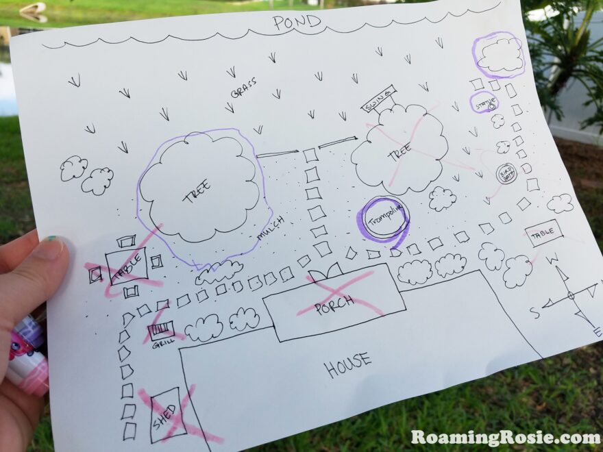 Mystery Map Backyard Treasure Hunt Roaming Rosie