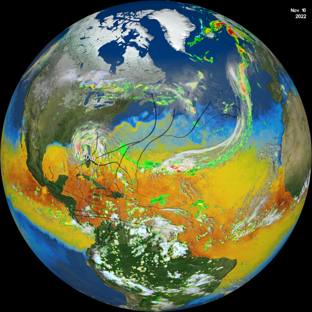 Hurricane Tracking Maps Printable In Color