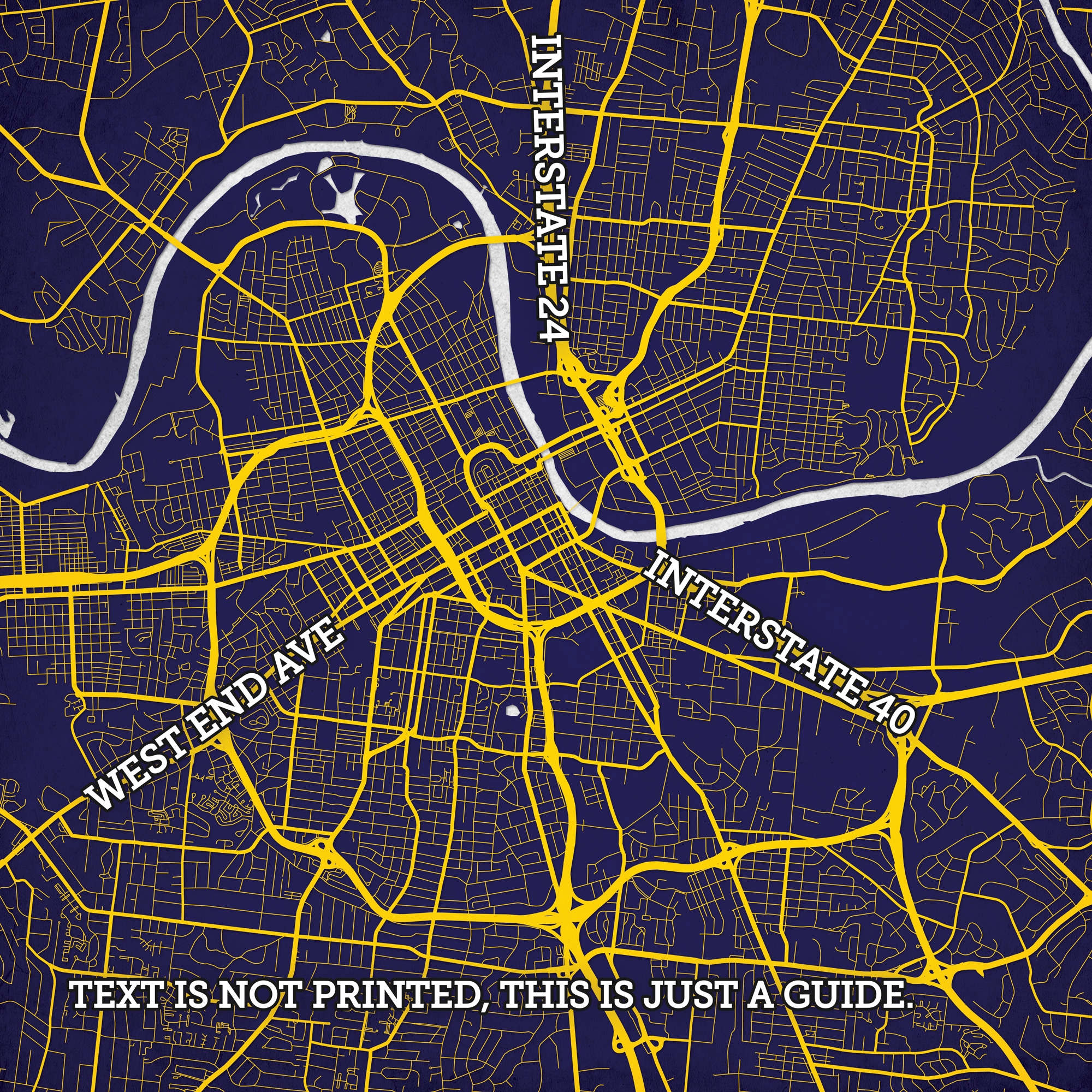 Printable Map Of Nashville Bars
