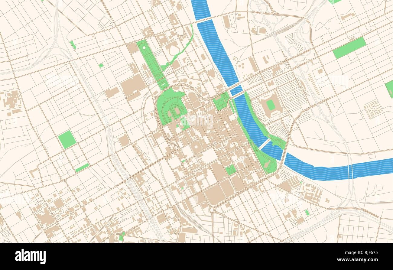 Printable Map Of Dpwntpwn Nashville Tn