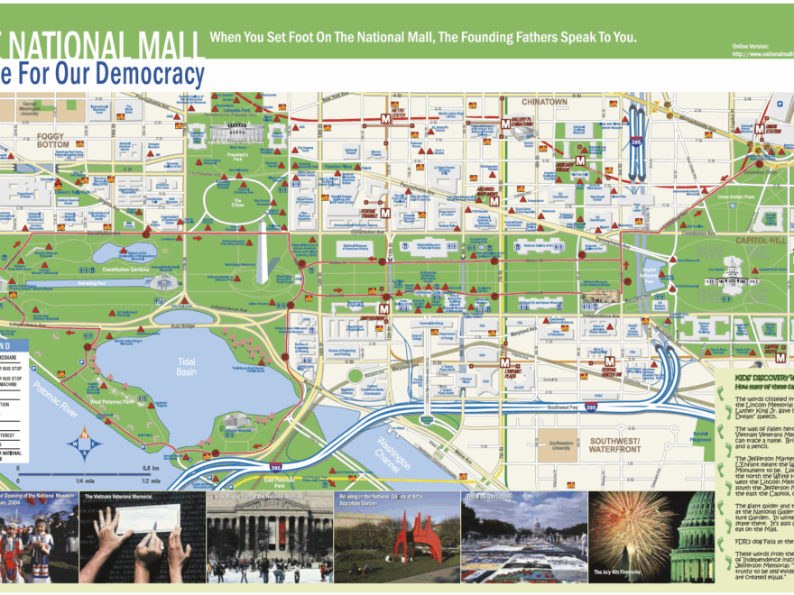 National Mall Maps Guides National Mall Coalition
