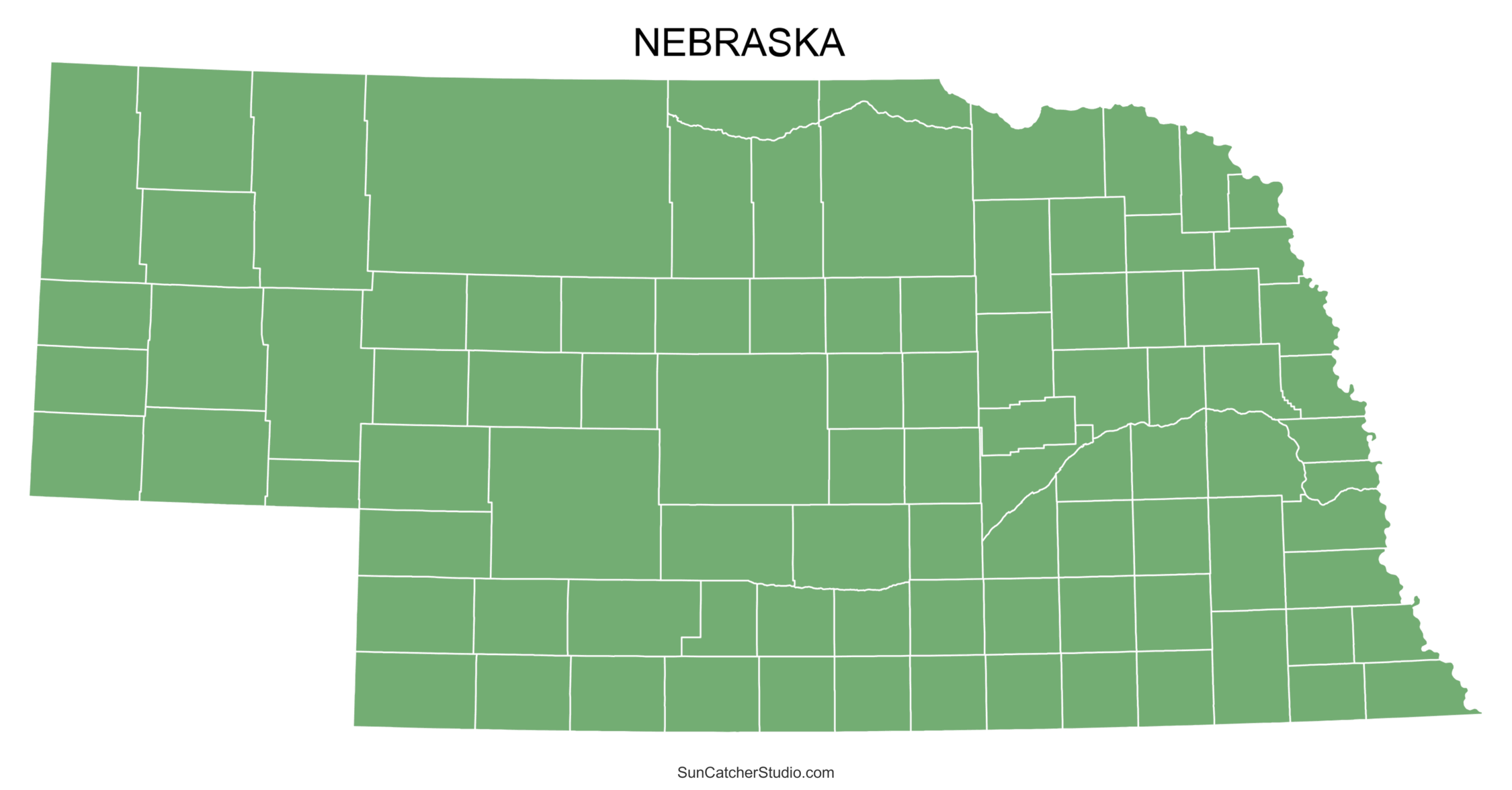 Nebraska County Map Printable State Map With County Lines Free Printables Monograms Design Tools Patterns DIY Projects