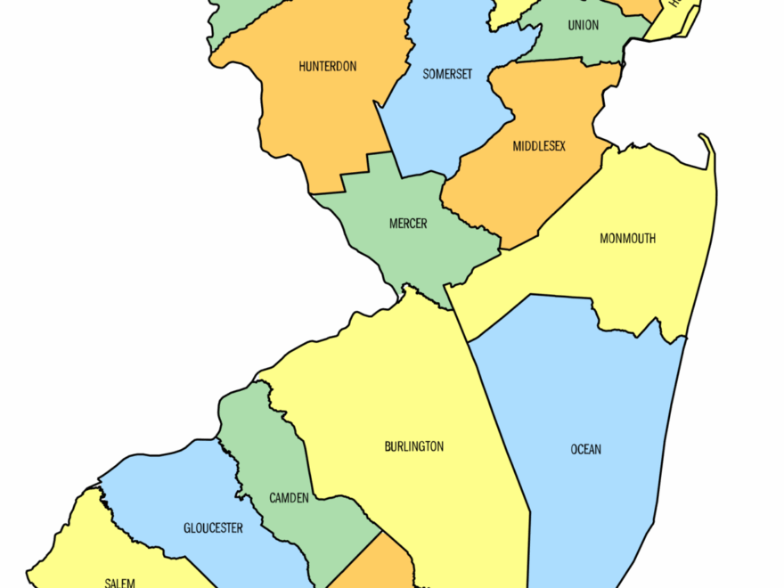 New Jersey County Map Printable State Map With County Lines Free Printables Monograms Design Tools Patterns DIY Projects