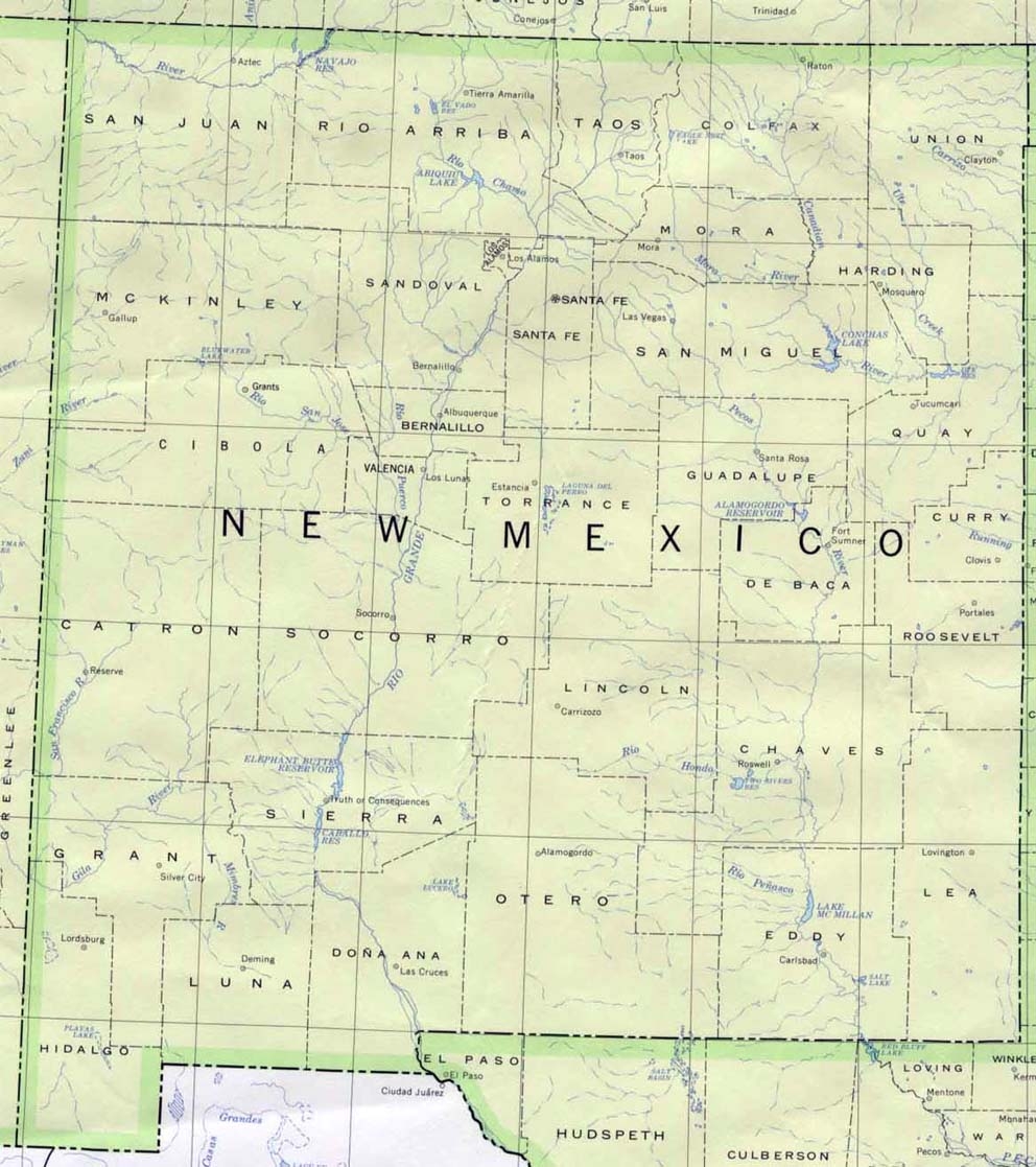 New Mexico Maps Perry Casta eda Map Collection UT Library Online